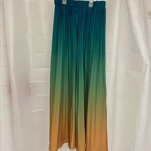 Ombré ankle length maxi shirt
